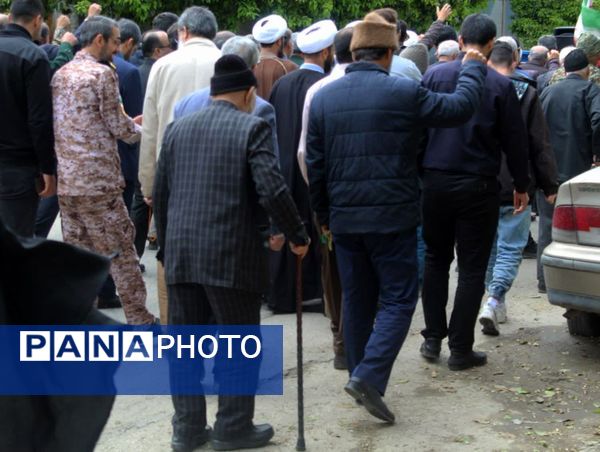 حمایت نمازگزاران جمعه در گلوگاه از مردم مظلوم فلسطین