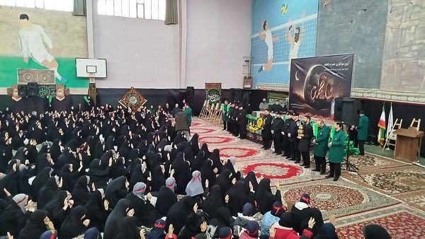 آیین سوگواری شهادت حضرت فاطمه الزهرا (س) در سالن مالک اشتر ناحیه یک مشهد 