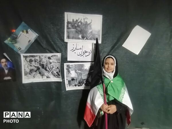 حضوردانش آموزان در موکب سازمان دانش آموزی در هشتاد و هفتمین شب تجمعات