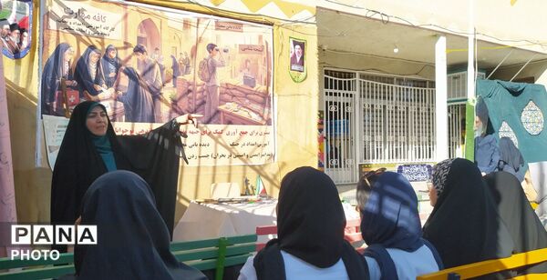 حضور دانش‌آموزان دبیرستان باهنر در پاتوق نوجوانان مبارز