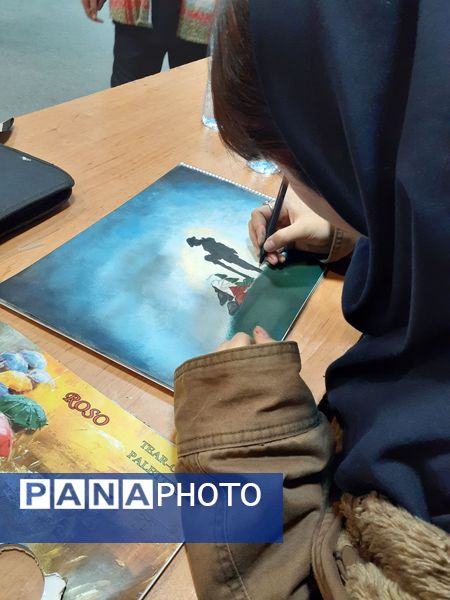 حضور دانش‌آموزان هنرمند هنرستان محمودیه بجنورد در رویداد آخراشه 