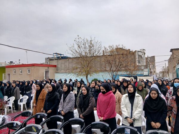 مراسم شهادت حضرت ام البنین در دبیرستان فاطمیه 
