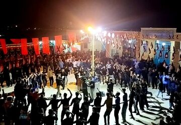 برگزاری مراسم تاسوعای حسینی در لنده