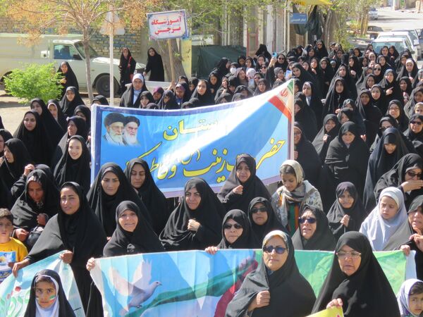 حضور باشکوه مردم شهر کندر در راهپیمایی روز جهانی قدس 