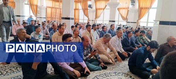 مراسم یادواره شهدای خدمت به‌مناسبت هفته دولت در شهرستان خلیل آباد 