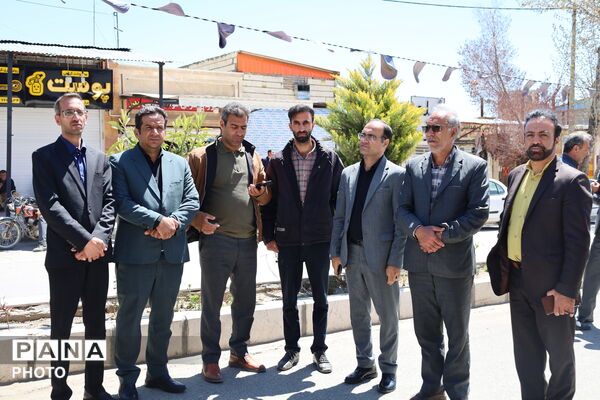 تشییع پیکر شهید ماهان خوارزمی در بافت