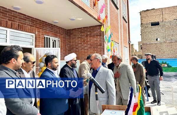 افتتاح مدرسه مرحوم نساجیان در کاشمر