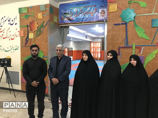 افتتاح سالن ورزشی«شهیده زهرا شرفی» به یاد شهدای شجره طیبه میناب