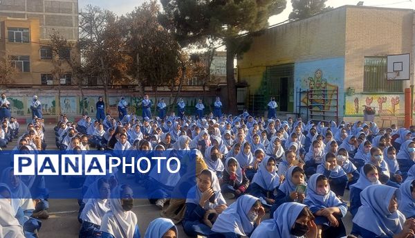 بیست و هفتمین دوره مانور زلزله در مدرسه بنت الهدی صدر ۲ 