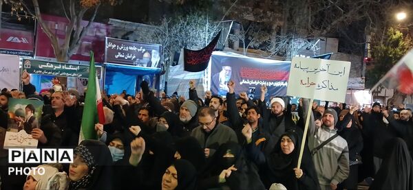 تجمع و راهپیمایی مردم بجنورد برای بیعت با رهبر جدید