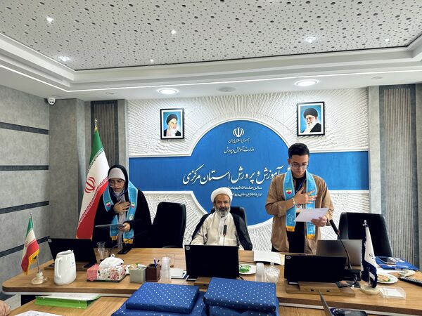 افتتاحیه دوازدهمین دوره مجلس دانش‌آموزی در استان مرکزی