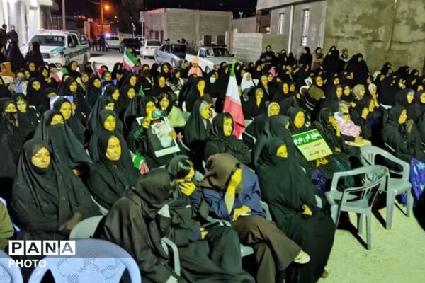 سوگواری مردم روستاهای شهر قلعه رئیسی در پی شهادت رهبر انقلاب