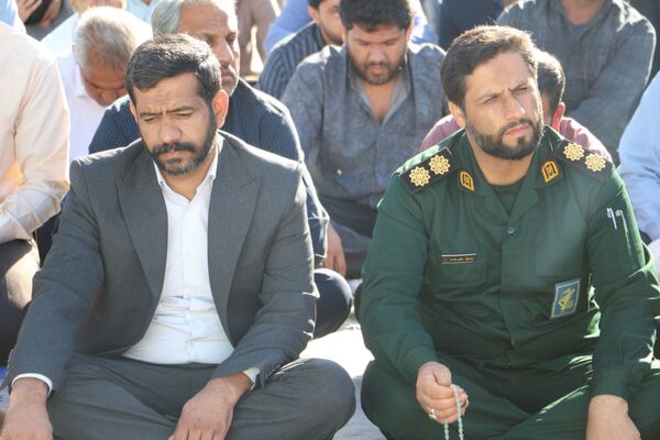 اقامه باشکوه نماز عید فطر در فهرج