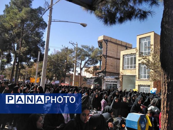  راهپیمایی سیزده آبان در شهرستان خلیل آباد