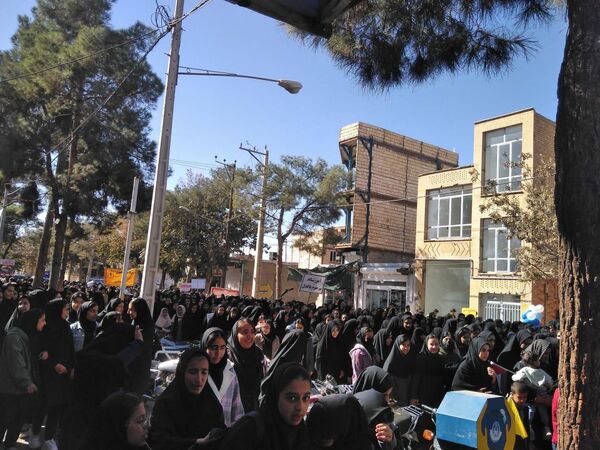  راهپیمایی سیزده آبان در شهرستان خلیل آباد