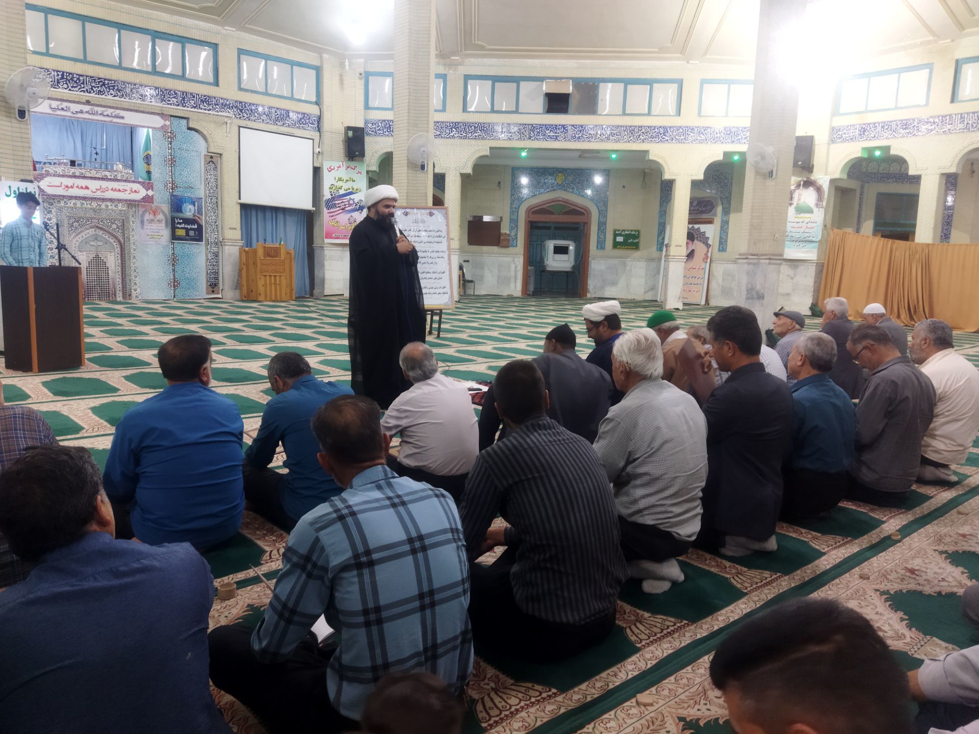 حضور نماینده مردم ترشیز در مجلس شورای اسلامی در مسجد جامع بردسکن