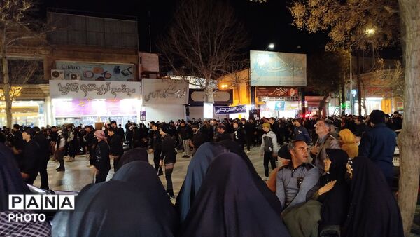 فعالیت هیئت های عزاداران علوی در شب ۲۳ ماه رمضان 