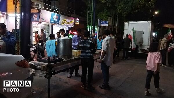 موکب مردمی شهید مصطفی صدر زاده در هشتاد و پنجمین شب از اجتماعات مردمی 
