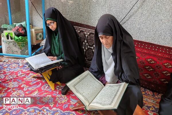 محفل انس با قرآن کریم در مسجد جامع شهر بار