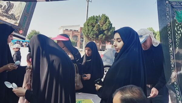 خدمت‌رسانی موکب سازمان دانش‌آموزی کهگیلویه و بویراحمد در پیاده‌روی جاماندگان اربعین
