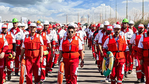 آماده‌باش نیروهای عملیاتی هلال‌احمر