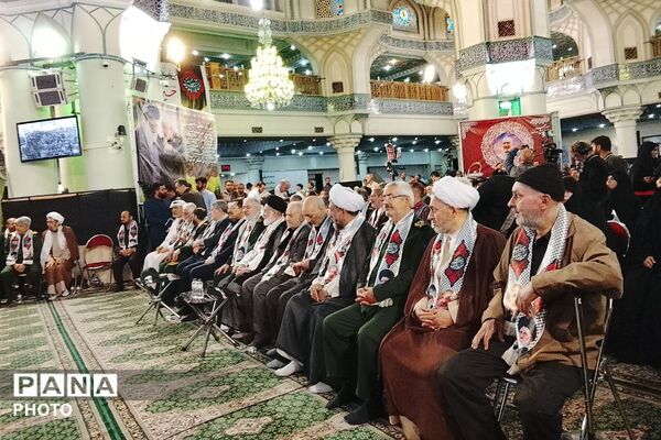 مراسم سالگرد شهادت سپهبد حسین سلامی در حرم مطهر شاه عبدالعظیم حسنی