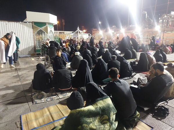 مراسم احیاء سومین شب قدر در حرم حضرت معصومه(س)