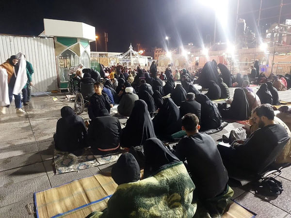 مراسم احیاء سومین شب قدر در حرم حضرت معصومه(س)