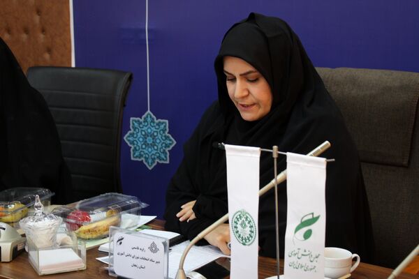 افتتاحیه وبیناری مجلس دانش آموزی جمهوری اسلامی ایران در زنجان 