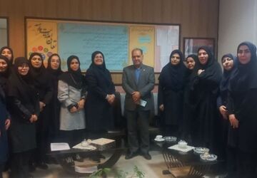 حضور رییس اداره استثنایی خراسان رضوی در دبستان ام الائمه