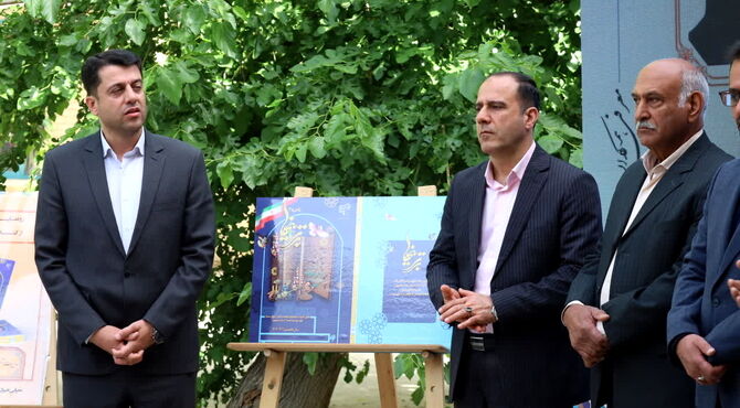 آئین پاسداشت زبان فارسی ، افتتاح دیوارنگاره های هنرستان ها و رونمایی از کتاب برترین ها