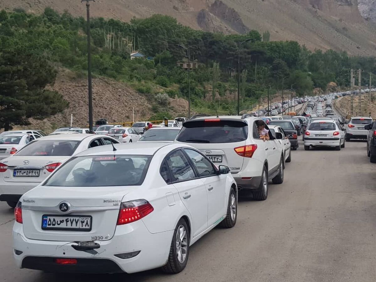 ترافیک سنگین در برخی مقاطع محورهای هراز و فیروزکوه