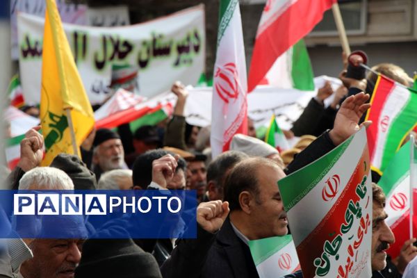 گلستانی از غرور در سملقان؛ موج حضور مردم در جشن انقلاب