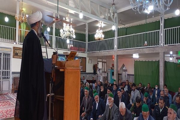 اقامه نماز جمعه در آخرین هفته ماه مبارک شعبان شهر بار نیشابور 