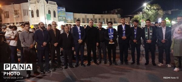 موکب‌داری پیشتازان مرند در غرفه آموزش و پرورش