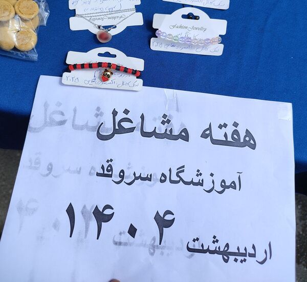 بازارچه کسب و کار در دبیرستان میرزا جعفر سروقد