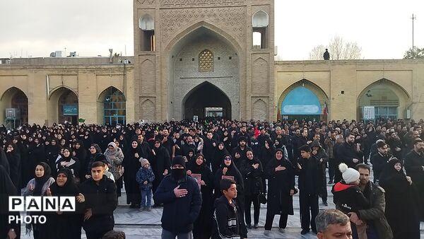 شهر نیشابور مشکی پوش شد-۲