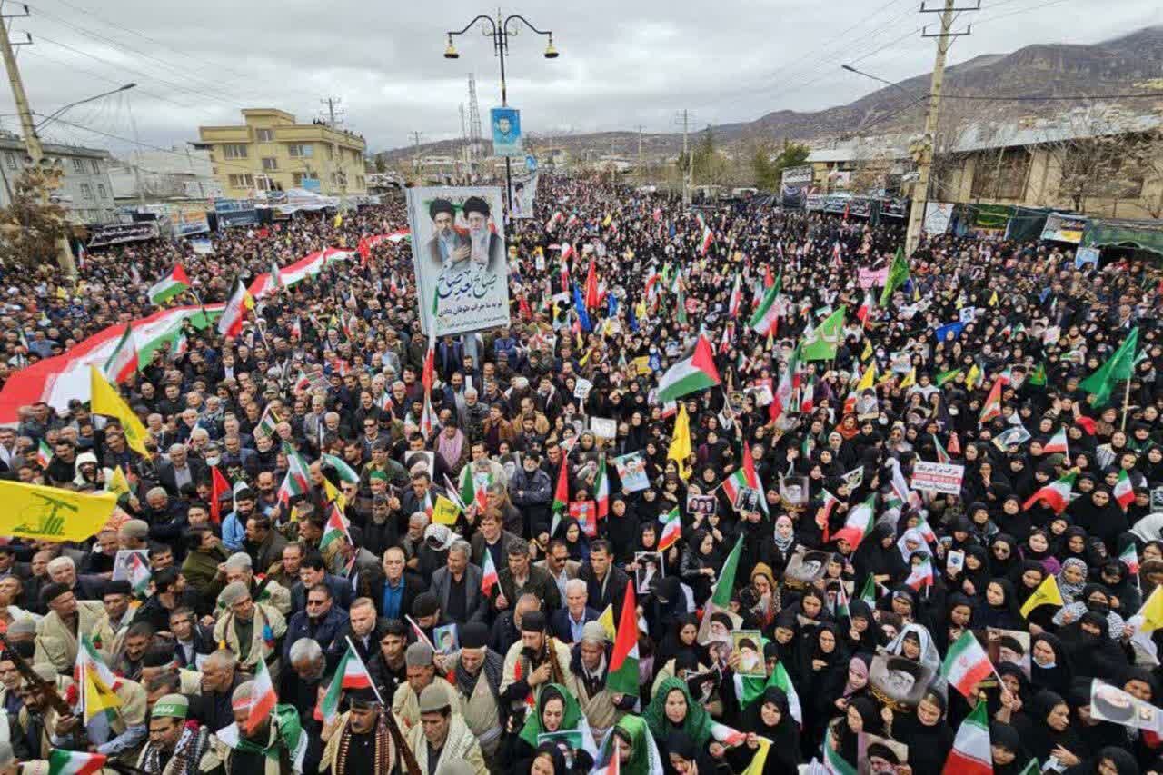 راهپیمایی روز قدس در یاسوج