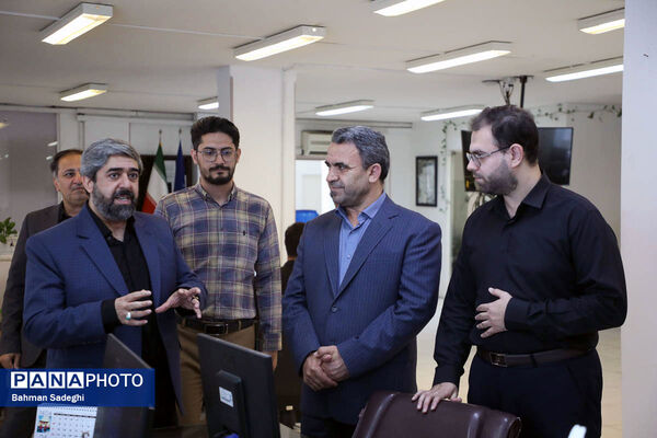 بازدید احمد محمودزاده معاون وزیر آموزش و پرورش از خبرگزاری پانا