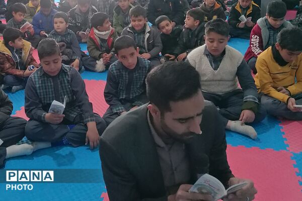 ویژه‌برنامه امام رضایی در مدرسه امام‌خمینی (ره) نیر