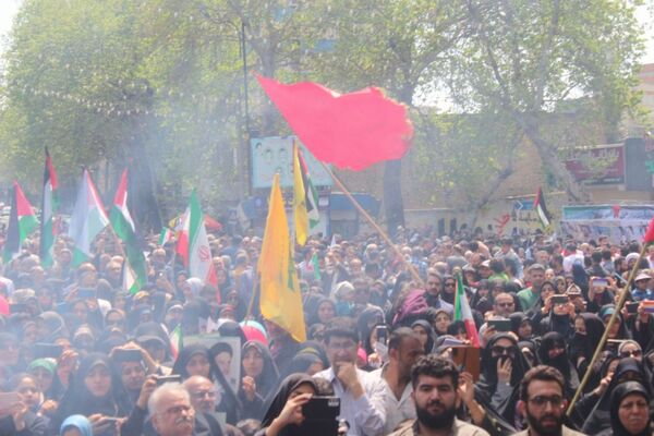 راهپیمایی روز جهانی قدس در مرکز استان مازندران
