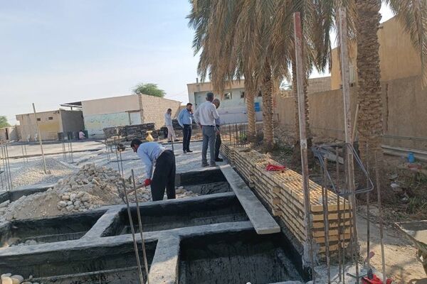 آغاز عملیات ساخت مدرسه شهید مقاتلی روستای چاووشی برای ۳ روستا 