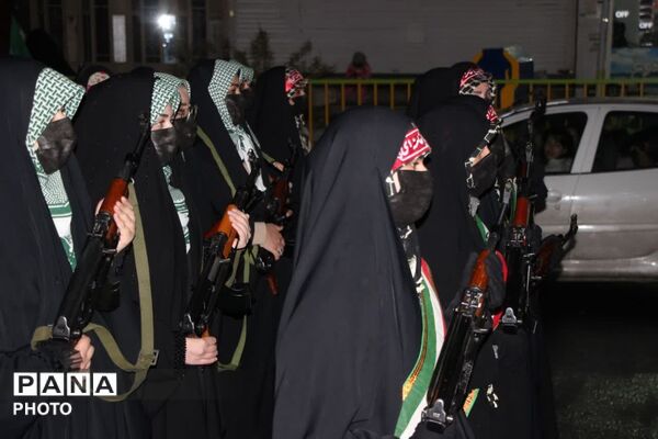 رزمایش دختران «جانفدا ایران» در شهرستان ساوجبلاغ 