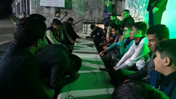 مراسم شب شهادت امام صادق(ع) در اردوی ملی پسران مسئله‌محور پانا