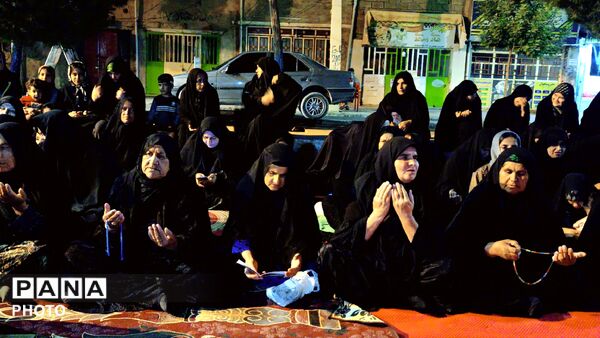 مارگون در شب چهارم محرم غرق در ماتم و عشق حسینی شد