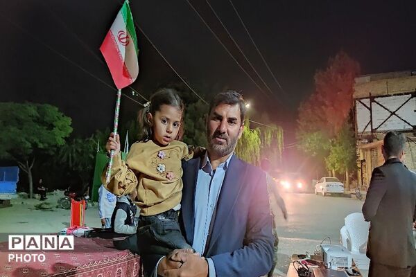 مردم شهر بار یک صدا فریاد زدند لبیک سید مجتبی