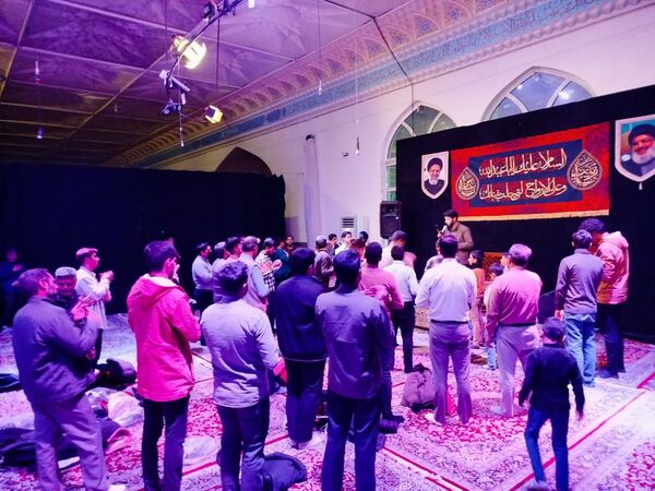 مراسم یادبود سید الشهدای مقاومت سید حسن نصرالله در کاشمر
