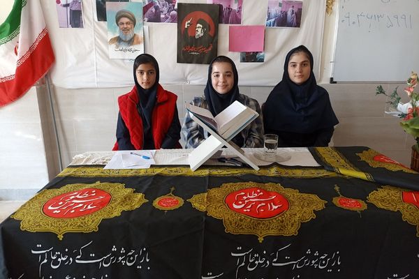 محفل انس با قرآن در مدارس رودهن به یاد سیدحسن نصرالله 