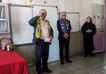 بازدید ارزیاب کشوری تشکیلات سازمان دانش‌آموزی از مدرسه بنت‌الهدی و شاهد یاسوج