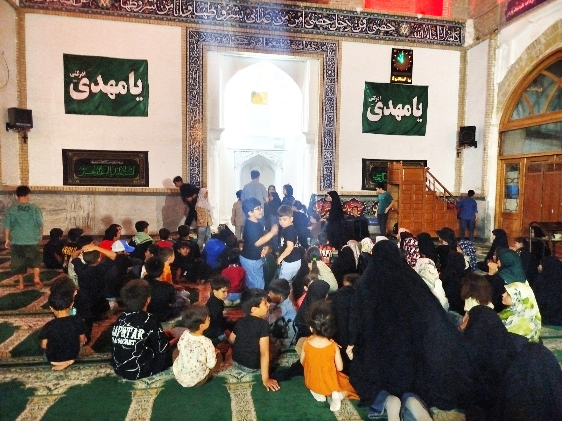 غرفه کوک مسجد جامع جایی برای سرگرمی کودکان 